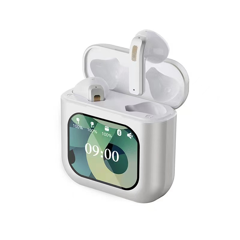 Wireless ANC Earbuds with Touch Screen Display